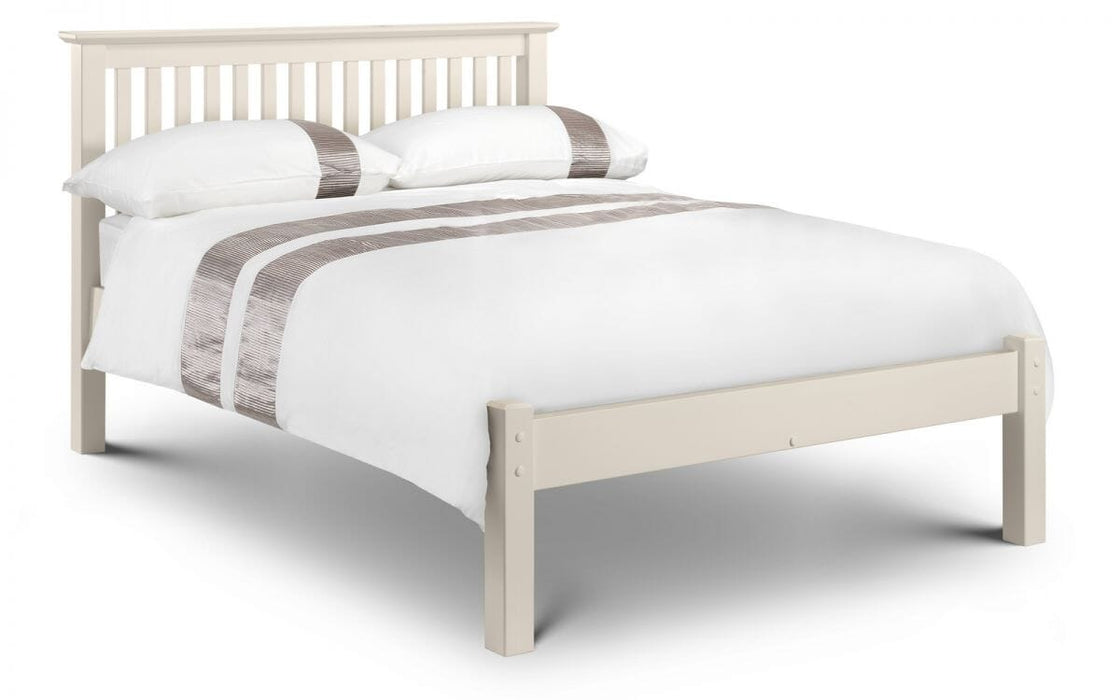 Barcelona Bed Frame Lfe Stone White 120Cm Bed Frames Julian Bowen V2 