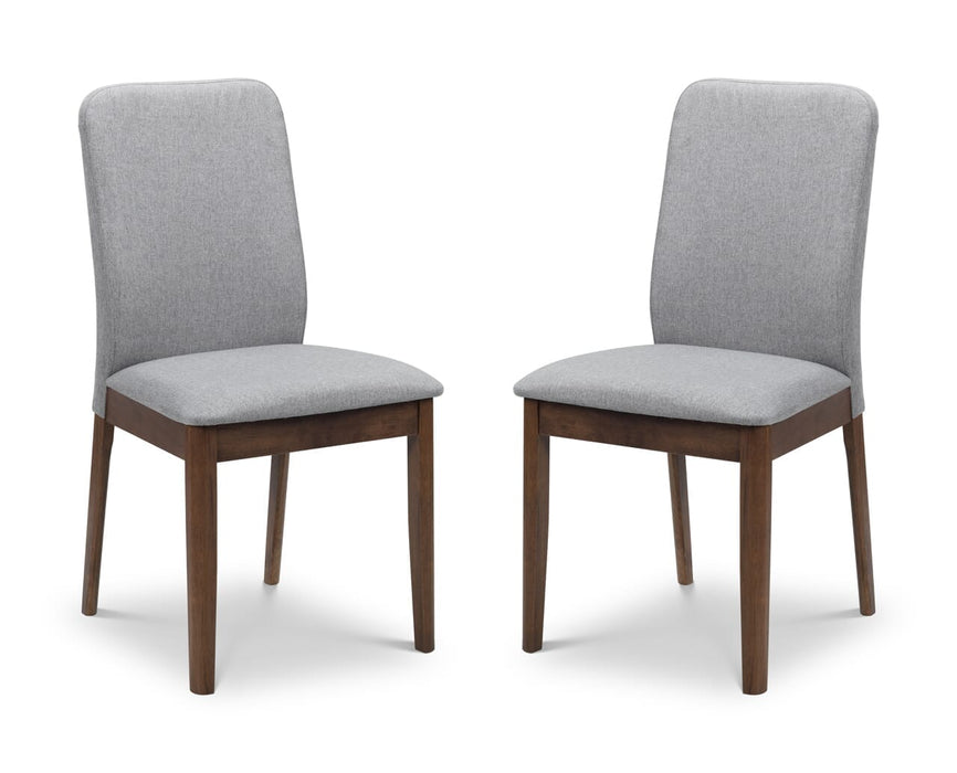 Berkeley Dining Chair - Grey (2 Per Box) Dining Chairs Julian Bowen V2 