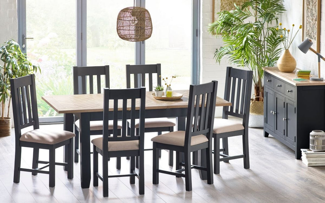 BORDEAUX DINING CHAIR DARK GREY Dining Chairs Home Centre Direct 