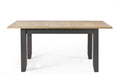 Bordeaux Extending Dining Table Dark Grey Dining Tables Julian Bowen V2 