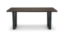 Brooklyn Dining Table - Dark Oak Dining Tables Julian Bowen V2 