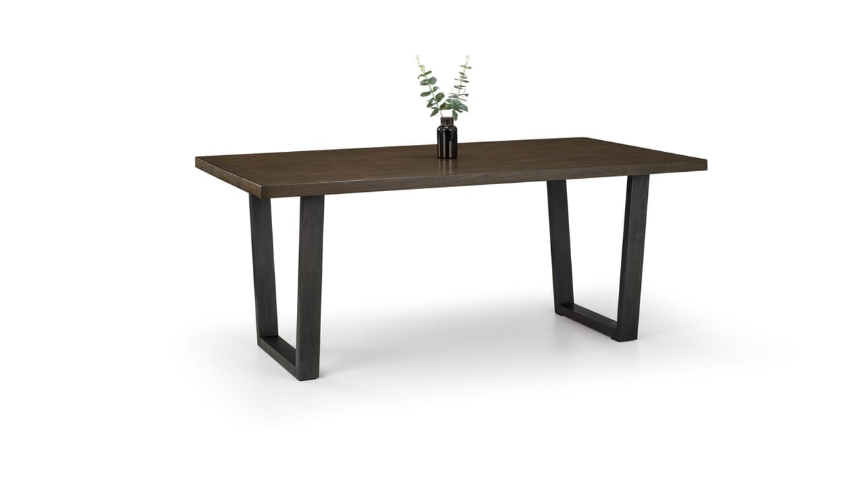 Brooklyn Dining Table - Dark Oak Dining Tables Julian Bowen V2 