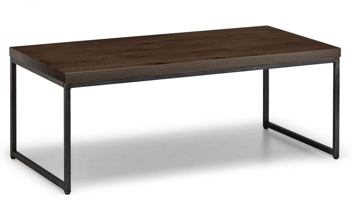 BROOKLYN NESTING COFFEE TABLES - DARK OAK Coffee Table Julian Bowen V2 