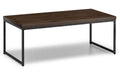 BROOKLYN NESTING COFFEE TABLES - DARK OAK Coffee Table Julian Bowen V2 