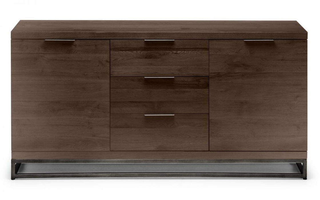 BROOKLYN SIDEBOARD - DARK OAK Sideboard Julian Bowen V2 