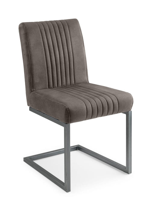 Brooklyn Dining Chair Charcoal Grey Dining Chairs Julian Bowen V2 