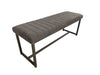 Brooklyn Upholstered Bench - Charcoal Dining Bench Julian Bowen V2 