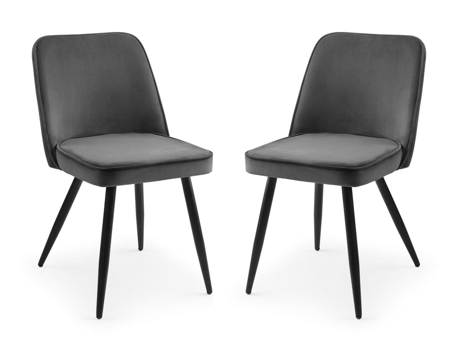 Burgess Dining Chair - Grey Dining Chairs Julian Bowen V2 