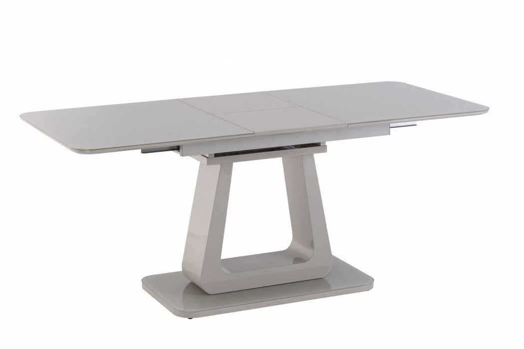 CHILE 1.4M(+.4M) DINING TABLE LIGHT GREY EXTENSION Dining Table supplier 120 