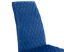 Calabria Velvet Cantilever Chair - Blue (4 Per Box) Dining Chairs Julian Bowen V2 