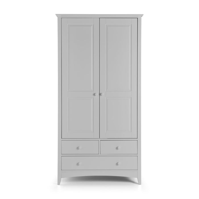 Cameo Combination Wardrobe - Dove Grey Wardrobe Julian Bowen V2 