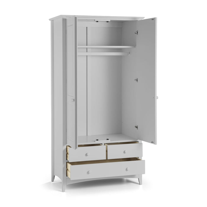 Cameo Combination Wardrobe - Dove Grey Wardrobe Julian Bowen V2 