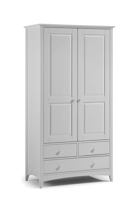 Cameo Combination Wardrobe - Dove Grey Wardrobe Julian Bowen V2 