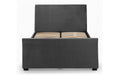 Capri 150Cm Bed Frame In Dark Grey Velvet Bed Frames Julian Bowen V2 