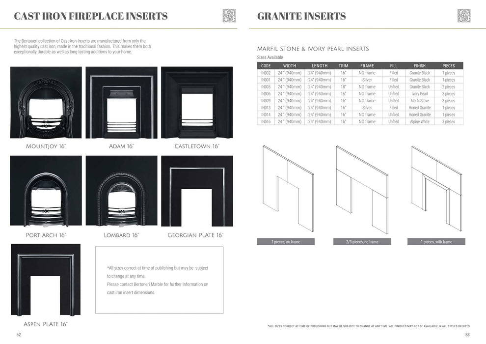 Ardmore Fireplaces supplier 105 