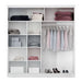 Seville 203cm Wardrobe White Sliding Wardrobes Home Centre Direct 