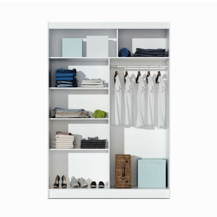 Wardrobe Rome 150 White Sliding Wardrobes Home Centre Direct 