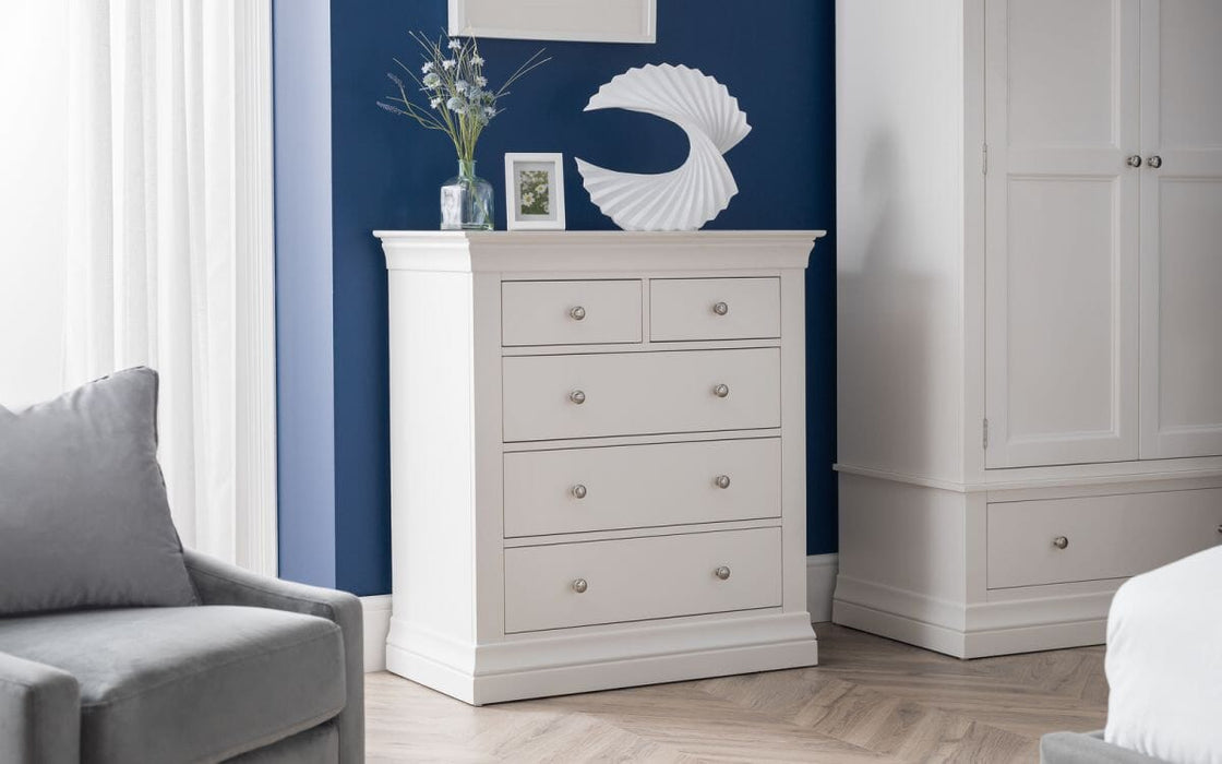 Clermont 3+2 Drawer Chest Chest of Drawers Julian Bowen V2 