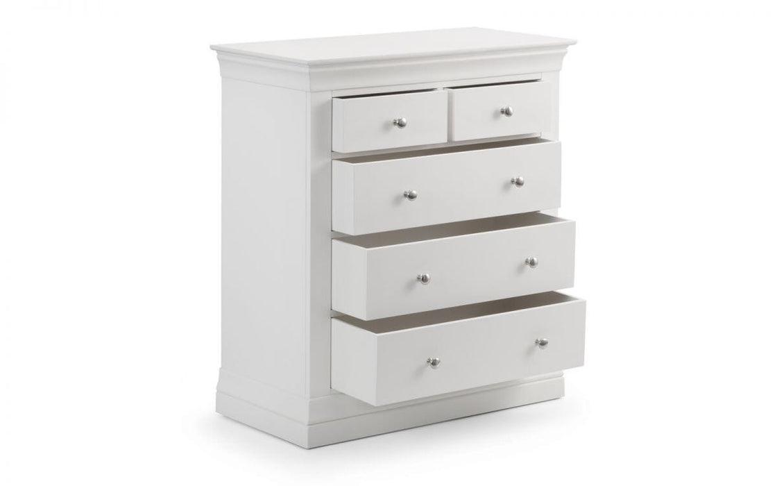 Clermont 3+2 Drawer Chest Chest of Drawers Julian Bowen V2 