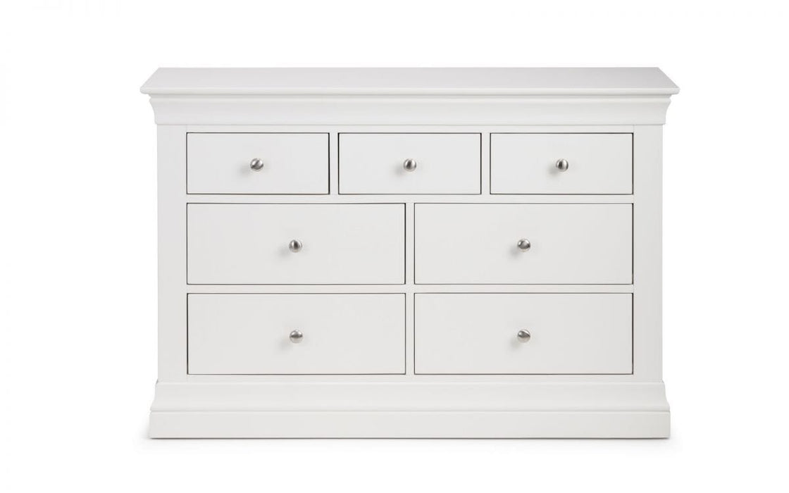 Clermont 4+3 Drawer Chest Chest of Drawers Julian Bowen V2 