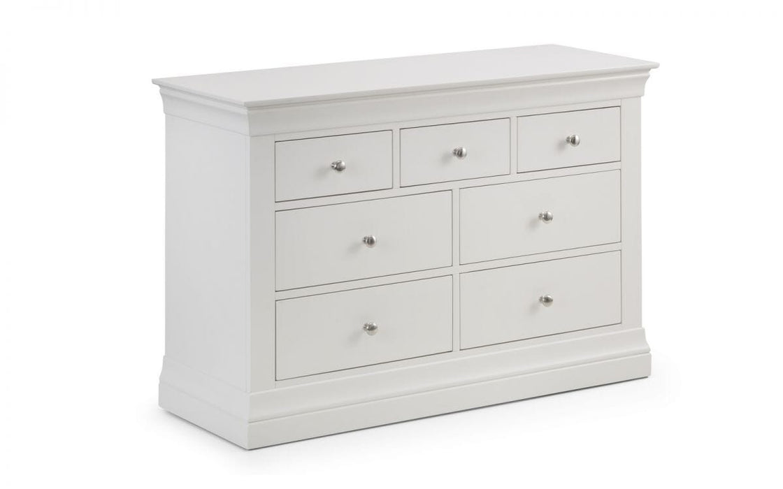 Clermont 4+3 Drawer Chest Chest of Drawers Julian Bowen V2 