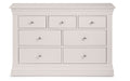 Clermont 4+3 Drawer Chest - Light Grey Chest of Drawers Julian Bowen V2 