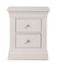 Clermont 2 Drawer Bedside - Light Grey Bedside Tables Julian Bowen V2 