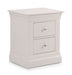 Clermont 2 Drawer Bedside - Light Grey Bedside Tables Julian Bowen V2 