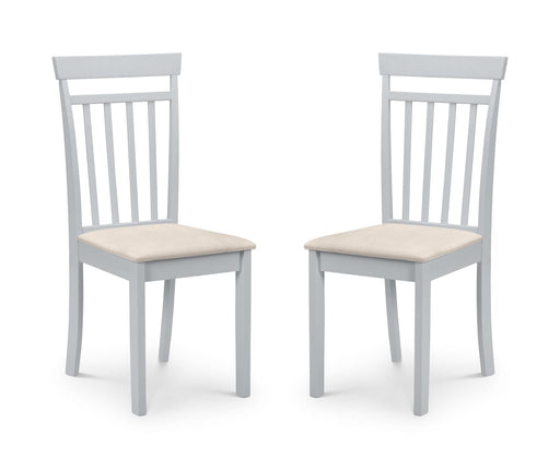 Coast Dining Chair - Pebble (2 Per Box) Dining Chairs Julian Bowen V2 