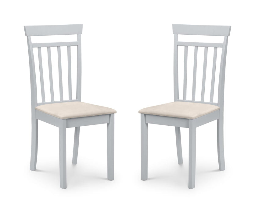 Coast Dining Chair - Pebble (2 Per Box) Dining Chairs Julian Bowen V2 