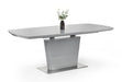 Como High Gloss Exending Table - Grey Dining Tables Julian Bowen V2 