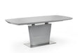 Como High Gloss Exending Table - Grey Dining Tables Julian Bowen V2 