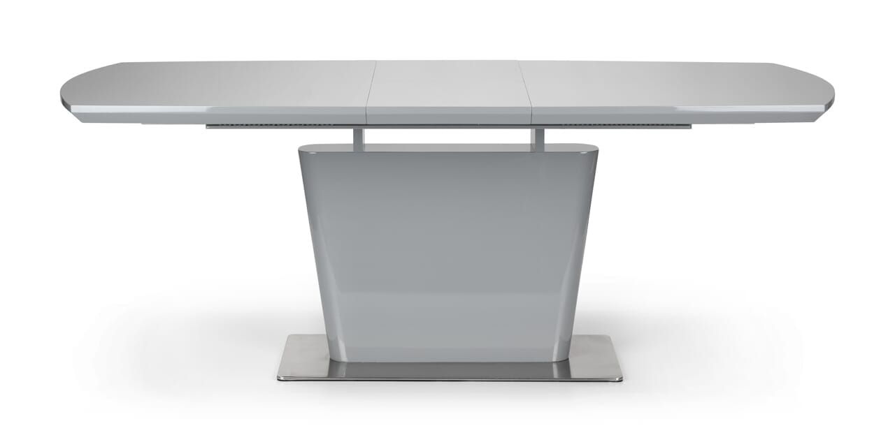 Como High Gloss Exending Table - Grey Dining Tables Julian Bowen V2 