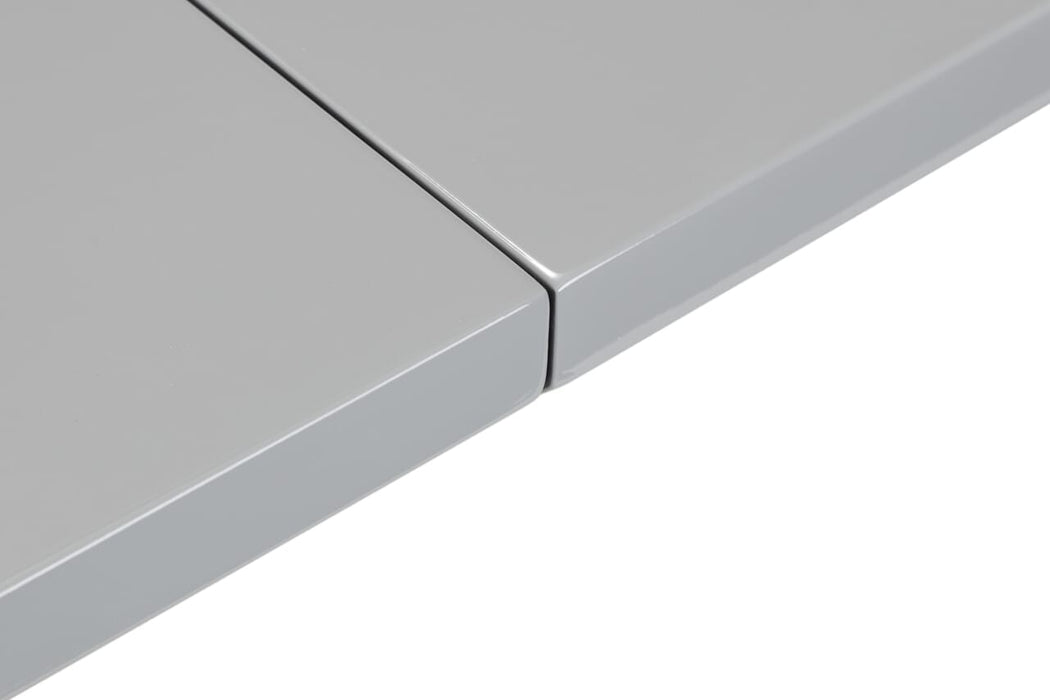 Como High Gloss Exending Table - Grey Dining Tables Julian Bowen V2 