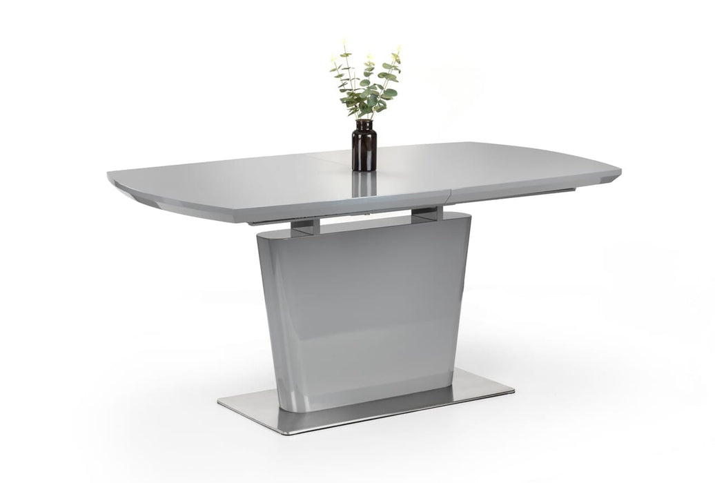 Como High Gloss Exending Table - Grey Dining Tables Julian Bowen V2 