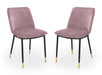 Delaunay Dining Chair - Dusky Pink Dining Chairs Julian Bowen V2 