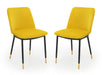 Delaunay Dining Chair - Mustard (2 Per Box) Dining Chairs Julian Bowen V2 