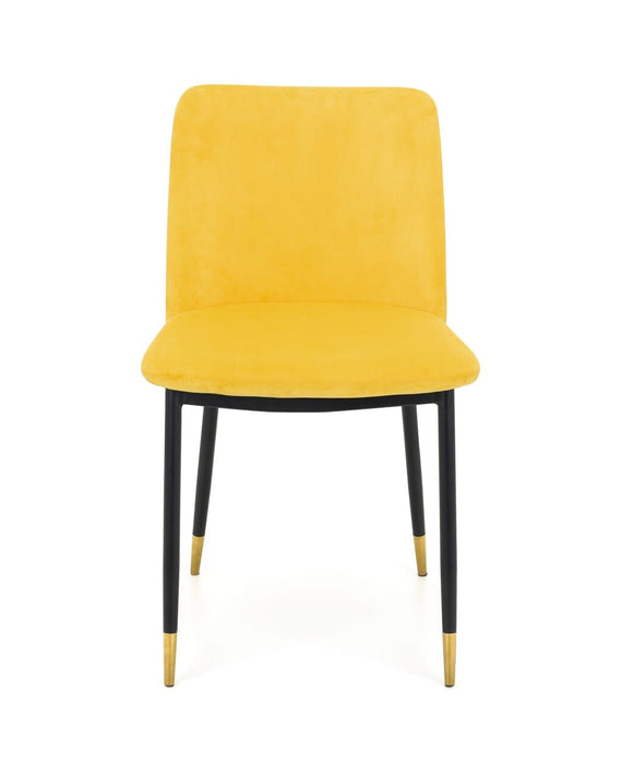 Delaunay Dining Chair - Mustard (2 Per Box) Dining Chairs Julian Bowen V2 