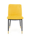 Delaunay Dining Chair - Mustard (2 Per Box) Dining Chairs Julian Bowen V2 