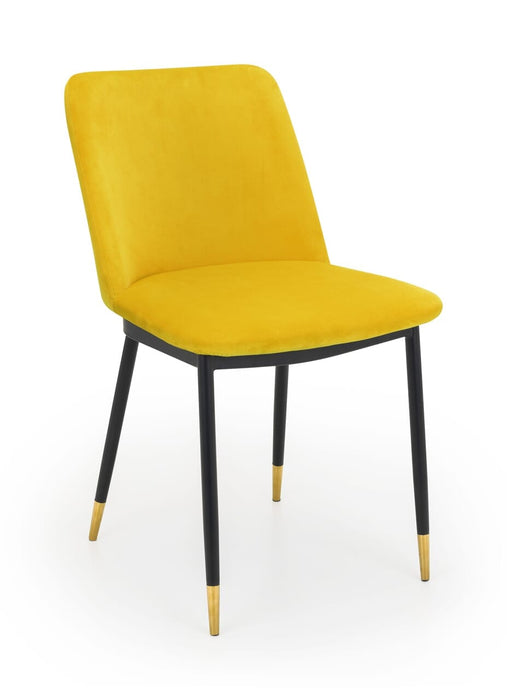 Delaunay Dining Chair - Mustard (2 Per Box) Dining Chairs Julian Bowen V2 