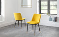 Delaunay Dining Chair - Mustard (2 Per Box) Dining Chairs Julian Bowen V2 