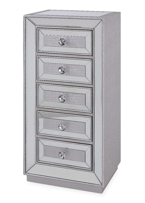 Sofia 5 Drawer Tall Boy Chest of Drawers Derrys 