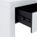 Hollywood White 2 Drawer Console Table Console Tables Derrys 