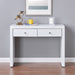 Hollywood White 2 Drawer Console Table Console Tables Derrys 