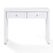 Hollywood White 2 Drawer Console Table Console Tables Derrys 