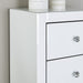 Hollywood 5 Drawer Tallboy-White Chest of Drawers Derrys 