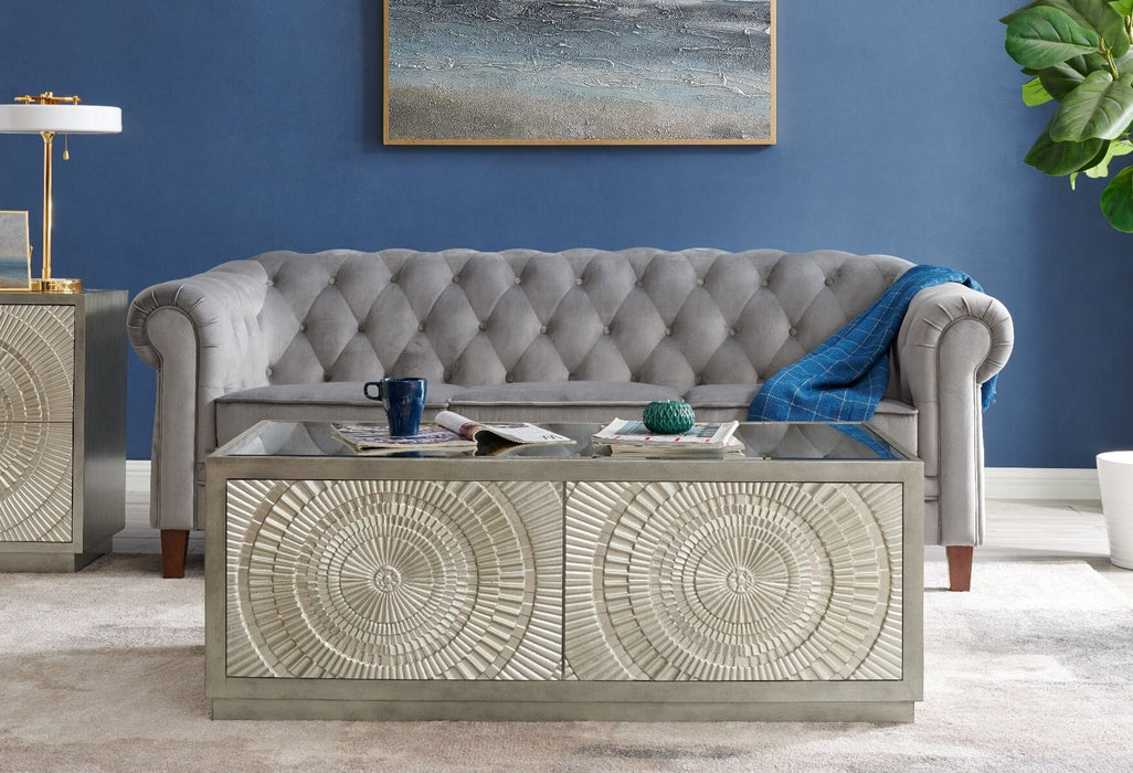 Frenso Coffee Table-Silver Coffee Tables Derrys 