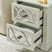 Modena 2 Drawer End Table Bedside Tables Derrys 