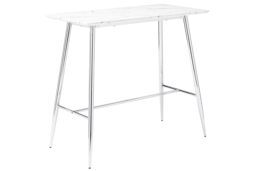 Doyen High Bar Table - Chrome Bar Table Derrys 