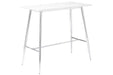 Doyen High Bar Table - Chrome Bar Table Derrys 